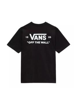 Camiseta Vans K Essential B Negra para niño