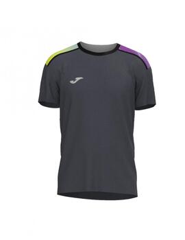 Camiseta Joma M Smash Negra/Lila para hombre