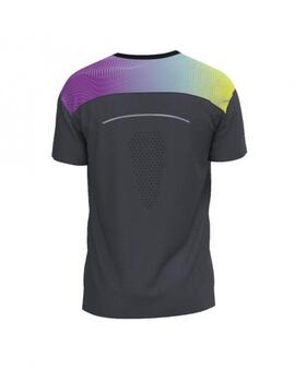 Camiseta Joma M Smash Negra/Lila para hombre