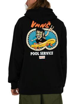 Sudadera Vans Pool Service Loose PO Negro