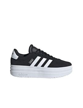 Zapatilla Adidas J VL Court Bold Negro/Blanco