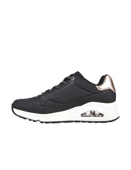 Zapatilla Skechers W Uno Shimmer Away BLK