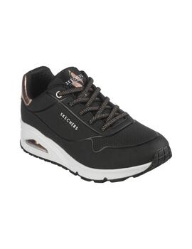 Zapatilla Skechers W Uno Shimmer Away BLK