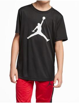 Camiseta Jordan Y Jumpman Logo DF Negro/Blanco