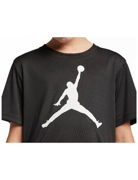 Camiseta Jordan Y Jumpman Logo DF Negro/Blanco