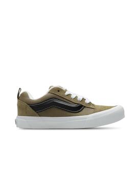 Zapatilla Vans JN Knu Skool Verde/Negro