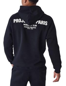 Sudadera Project X Paris Club Hoodie BKCC negra para hombre