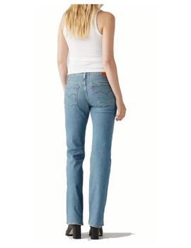 Pantalón Levis W Vaquero Superlow Boot Azul