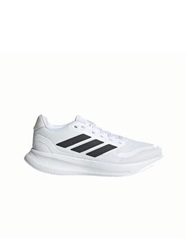 Zapatilla Adidas J RunFalcon 5 Blanco/Negro