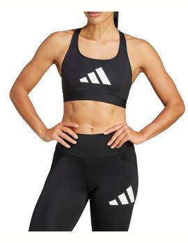 Top Adidas W PWRCT BL BRA Negro/Blanco