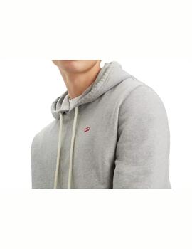 Sudadera Levis M Original HM Hoodie Gris Oscuro