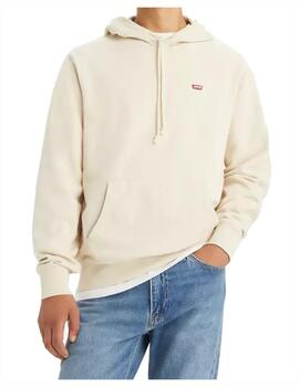 Sudadera Levis M Original HM Hoodie Beige