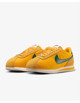 Zapatilla Nike W Cortez Nylon Amarillo/Verde