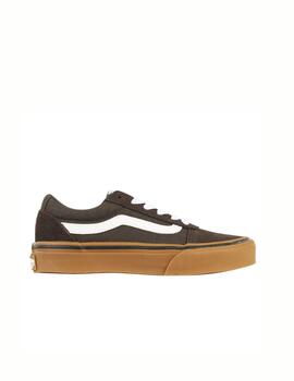 Zapatilla Vans YT Ward Suede Canvas Marrón Chocolt