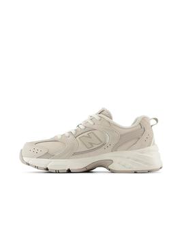 Zapatilla New Balance GS 530 Lea Beige