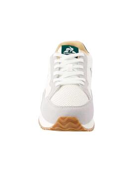 Zapatilla Lecoq Jet Star 2 Blanco y Verde para hombre