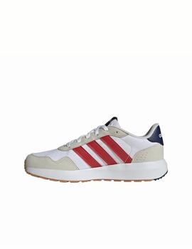 Zapatilla Adidas J Run 60s Blanco/Rojo