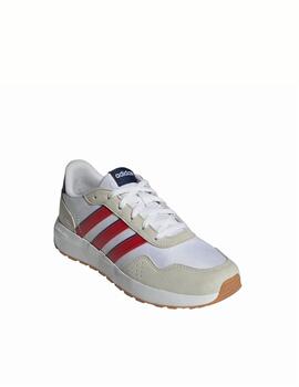 Zapatilla Adidas J Run 60s Blanco/Rojo