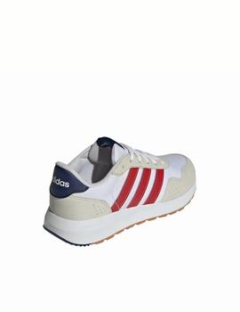 Zapatilla Adidas J Run 60s Blanco/Rojo