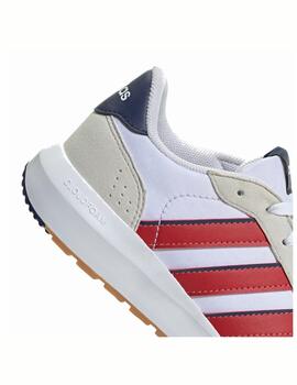 Zapatilla Adidas J Run 60s Blanco/Rojo