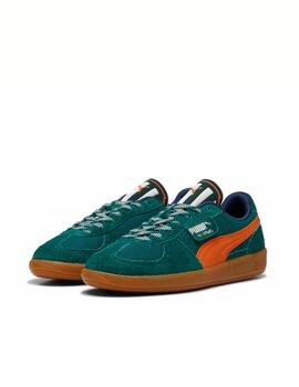 Zapatilla Puma U Palermo Supertifo Verde/Naranja