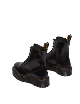 Bota Dr Martens W Jadon Platform Negro Brillo