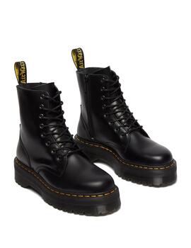 Bota Dr Martens W Jadon Platform Negro Brillo