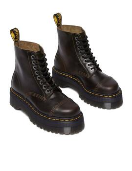 Bota Dr Martens W Sinclair Platform Dark Taupe para mujer