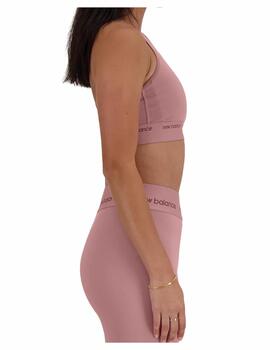 Top NB W Sleek Medium Support Sports Bra Rosa