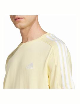 Camiseta Adidas M 3S SJ Amarillo/Blanco