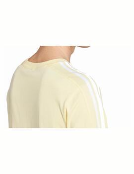 Camiseta Adidas M 3S SJ Amarillo/Blanco