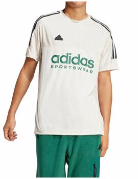 Camiseta Adidas M Tiro Q1 Gris/Verde