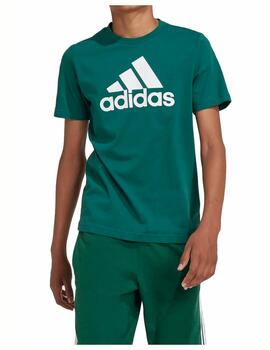 Camiseta Adidas U BL Verde/Blanco