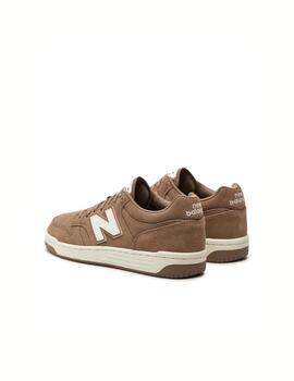 Zapatilla New Balance M 480LDT Suede Marrón/Blanco