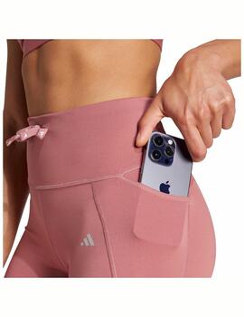 Leggings Adidas W Run Ess 1/1 Rosa