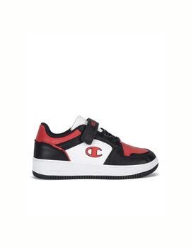 Zapatilla Champion PS Rebound 2.0 Low Negro/Rojo