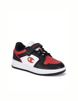 Zapatilla Champion PS Rebound 2.0 Low Negro/Rojo