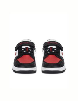 Zapatilla Champion PS Rebound 2.0 Low Negro/Rojo