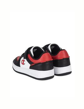 Zapatilla Champion PS Rebound 2.0 Low Negro/Rojo