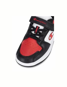 Zapatilla Champion PS Rebound 2.0 Low Negro/Rojo