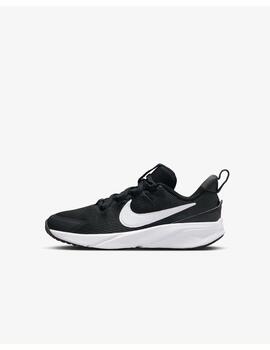 Zapatilla Nike PS Star Runner 4 NN Negro/Blanco