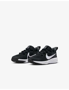 Zapatilla Nike PS Star Runner 4 NN Negro/Blanco