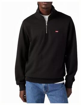 Sudadera Levis M Zip Up Mineral Negro