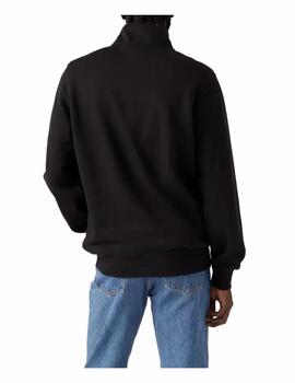 Sudadera Levis M Zip Up Mineral Negro