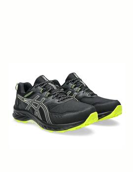 Zapatilla Asics M Gel Venture 9 WP Negro/Verde