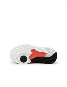 Zapatilla Munich Hooper Kid 04 Blanco/Rojo/Negro