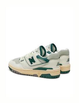 Zapatilla New Balance M 550CPE Blanco/Verde