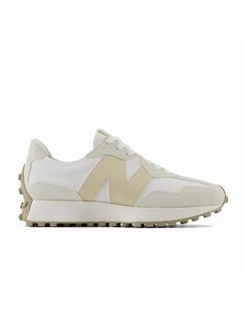 Zapatilla New Balance W 327KG Lea Blanco/Beige