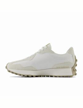 Zapatilla New Balance W 327KG Lea Blanco/Beige