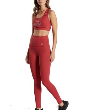 Leggings Ditchil W Elegant para mujer rojo